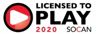 Licensed to PLAY 2020 SOCAN