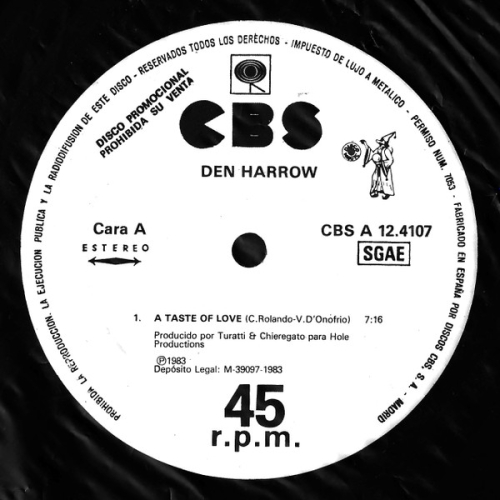 DEN HARROW - A TASTE OF LOVE