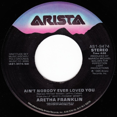 ARETHA FRANKLIN - AIN'T NOBODY EVER LOVED YOU
