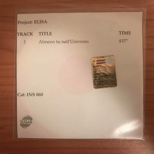 ELISA - ALMENO TU NELL'UNIVERSO 

