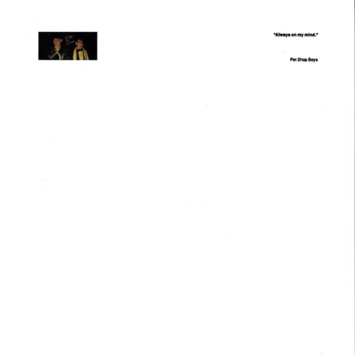 PET SHOP BOYS - ALWAYS ON MY MIND