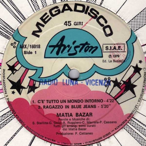 MATIA BAZAR - C'E' TUTTO UN MONDO INTORNO 


