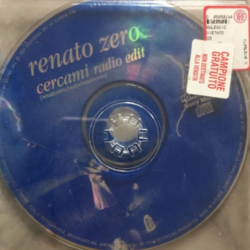 RENATO ZERO - CERCAMI 

