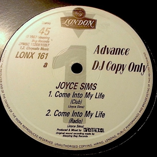JOYCE SIMS - Come Into My Life