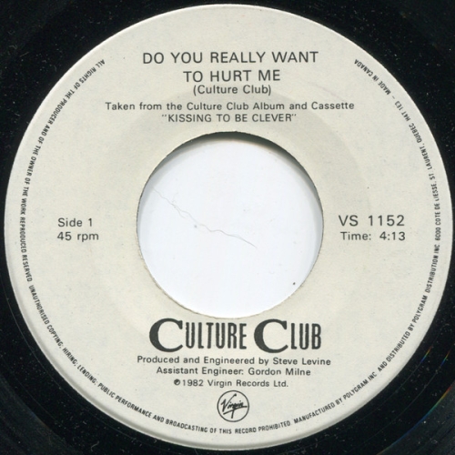 CULTURE CLUB - DO YOU REALLY WANT TO HURT ME