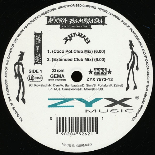AFRIKA BAMBAATAA - FEEL THE VIBE