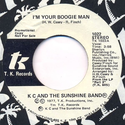 KC & THE SUNSHINE BAND - I'm Your Boogie Man