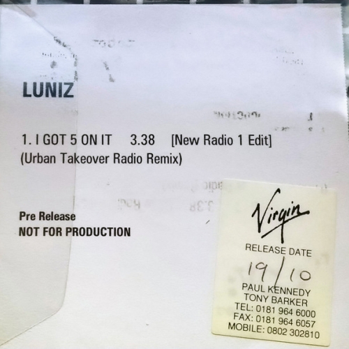 LUNIZ - I Got 5 On It
