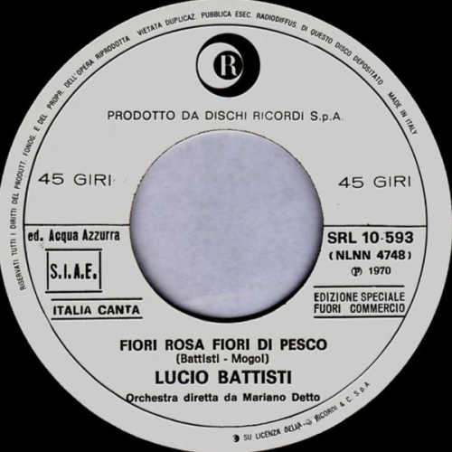 LUCIO BATTISTI - IL TEMPO DI MORIRE