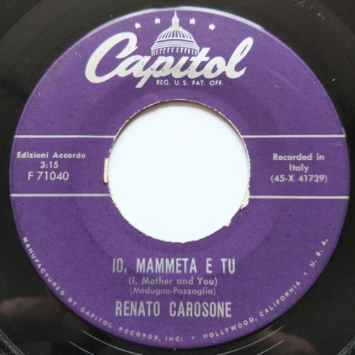 RENATO CAROSONE - io, mammeta e tu