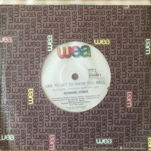 HOWARD JONES - LIKE TO GET TO KNOW YOU WELL