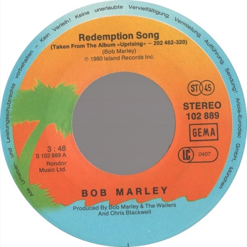 BOB MARLEY - REDEMPTION SONG