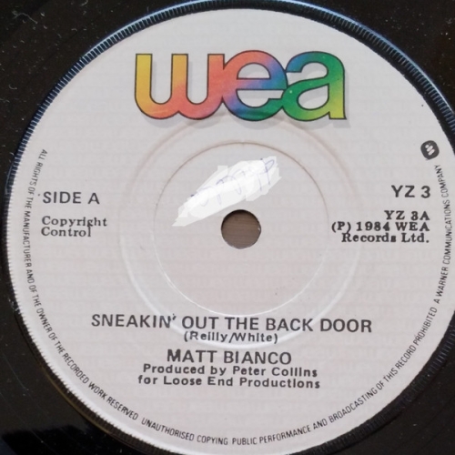 MATT BIANCO - Sneaking Out The Back Door