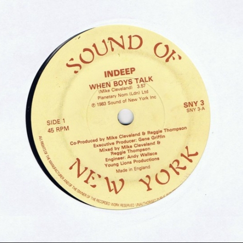INDEEP - When Boys Talk