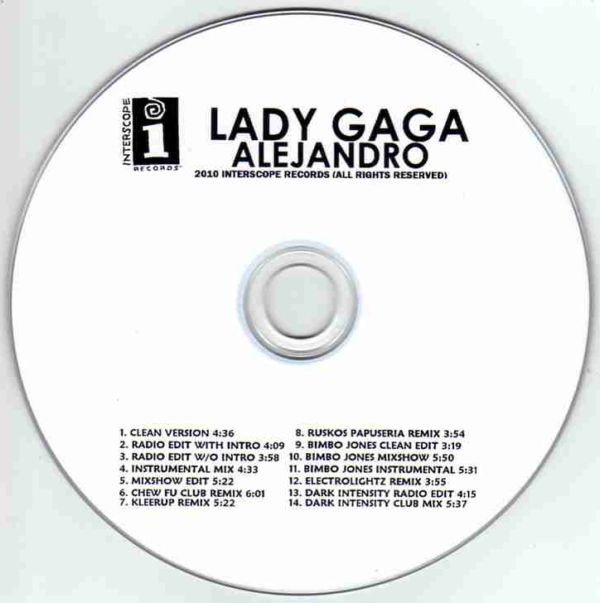 LADY GAGA - ALEJANDRO 